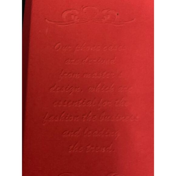 Samsung Galaxy Note 10 Wallet Phone Case Red With Strap - Picture 7 of 8